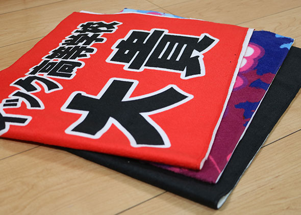 発色がきれいで色落ちしにくい